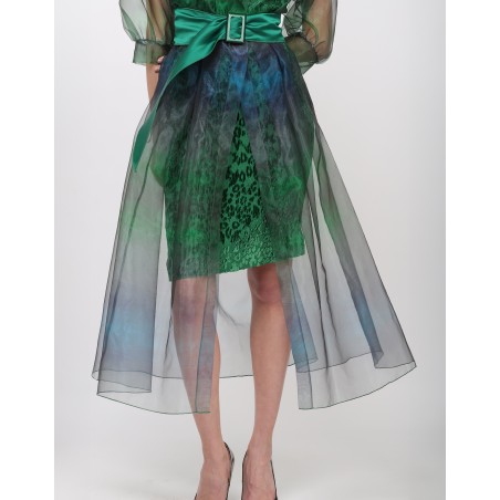 Luna organza trench coat