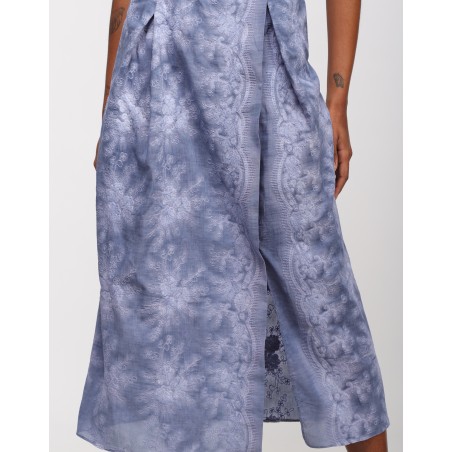 Long embroidered skirt Amélie