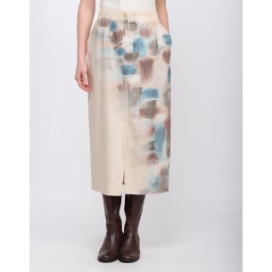 Giusy painted maxi skirt 2