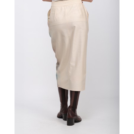 Giusy painted maxi skirt