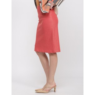 Red pencil skirt Lia 2