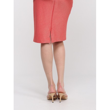 Red pencil skirt Lia