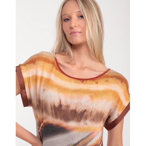 Robe en maille imprimée Mya