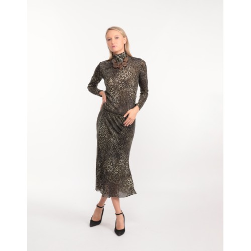 Sophie's leopard jersey top