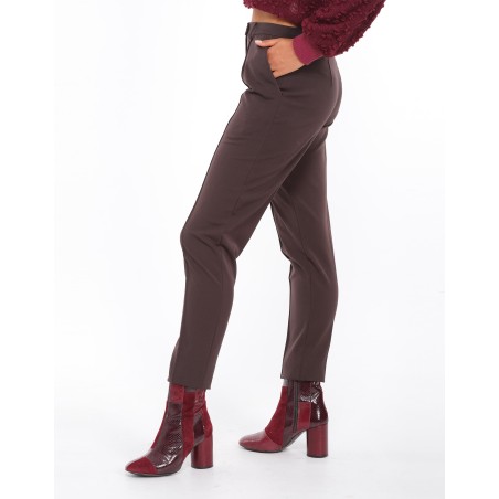 copy of Albana crepe cigarette trousers