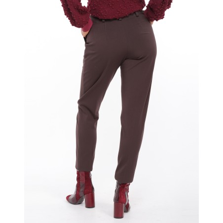 copy of Albana crepe cigarette trousers