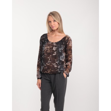Marbled blouse Léandra