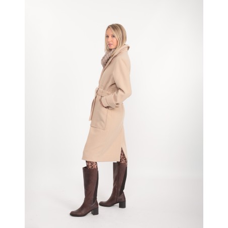 Léane wool cloth coat