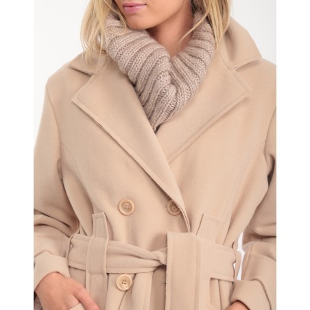 Léane wool cloth coat