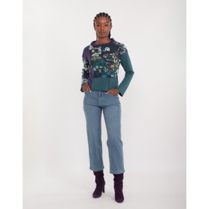 Patchwork sweater Yolanda 2