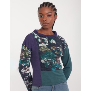Patchwork sweater Yolanda