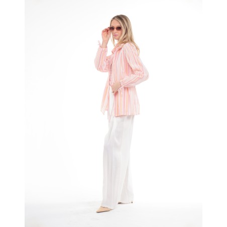 Parka en coton rayé Paula