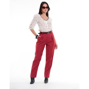 Magda pleated muselin top 2