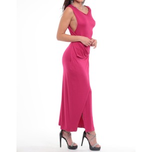 Selena asymmetrical draped dress