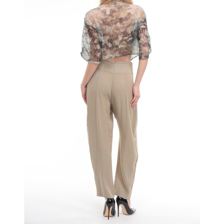 Haut dentelle vert Angelica