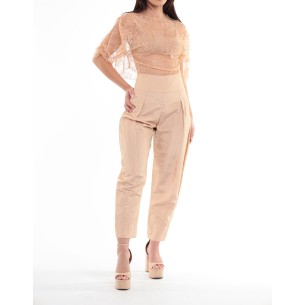 Angelica pink lace top