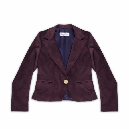 Veste courte prune Maëlys