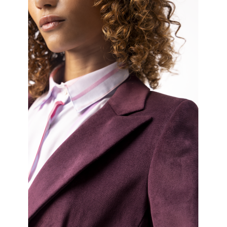 Veste courte prune Maëlys