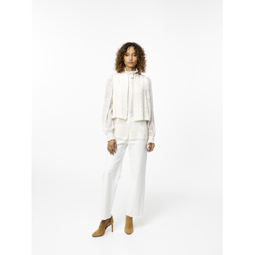 Kira ivory wool jacket