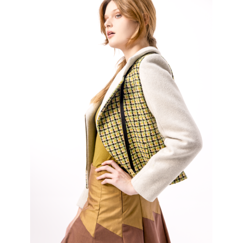 Veste perfecto en tweed Mélanie