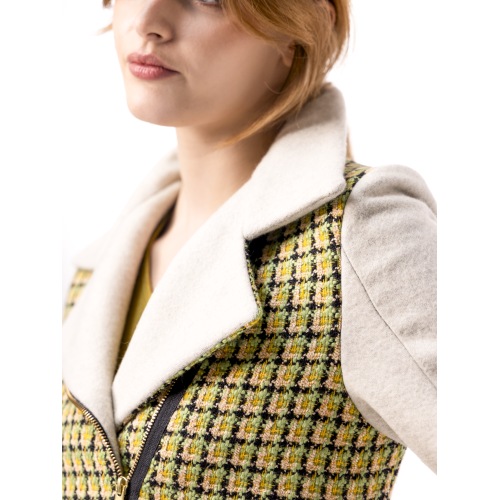 Veste perfecto en tweed Mélanie