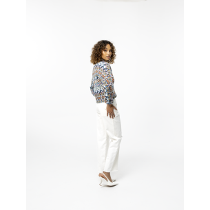 Jacquard cardigan Blanche 2