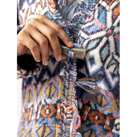 Cardigan jacquard  Blanche