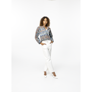 Jacquard cardigan Blanche