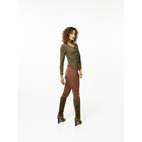 Haut drapé Laetitia