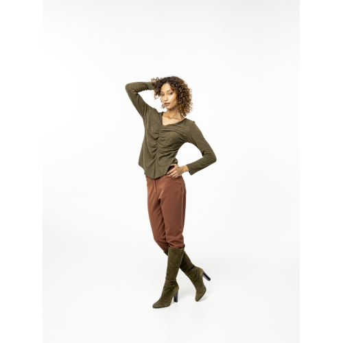 Haut drapé Laetitia