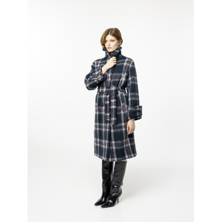 Long plaid coat  Lio