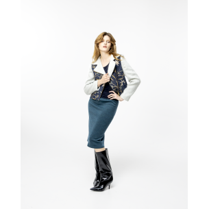 Mélanie embroidered denim jacket 2