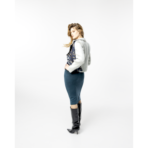 Mélanie embroidered denim jacket