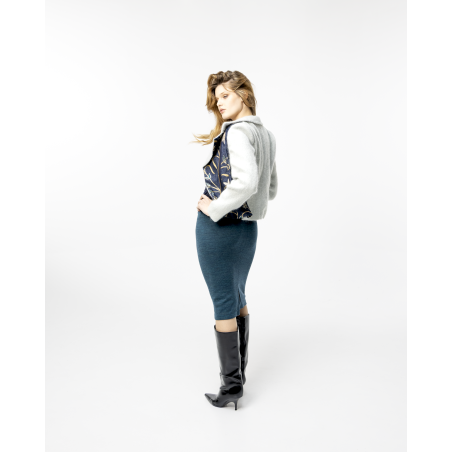 Mélanie embroidered denim jacket