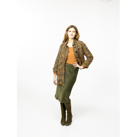 Flora skirt in khaki