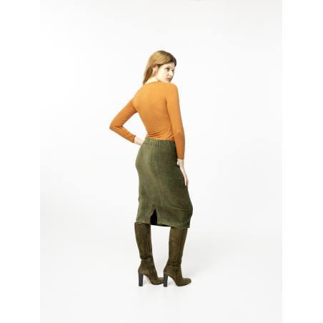 Flora skirt in khaki