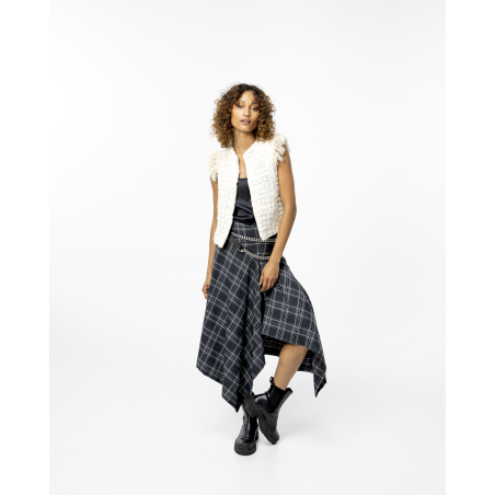 Gilet à franges Kira