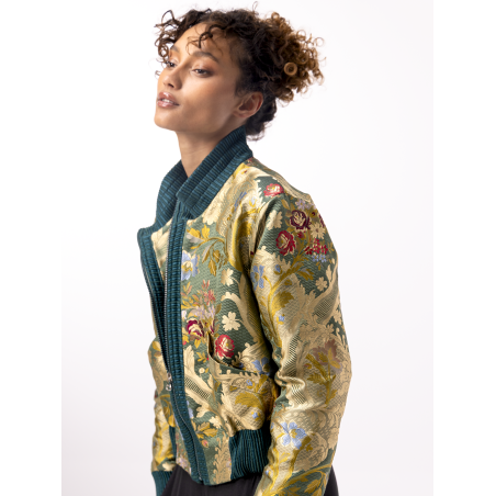 Blouson en soie Gianna