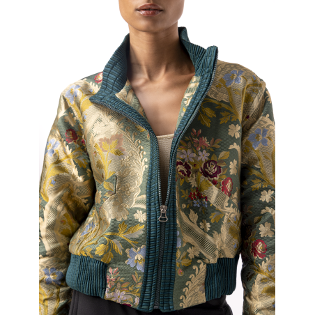 Blouson en soie Gianna