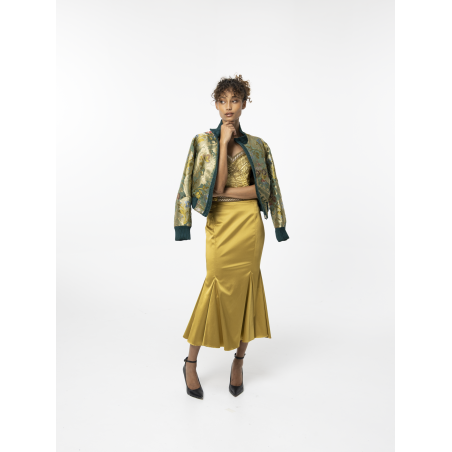 Blouson en soie Gianna