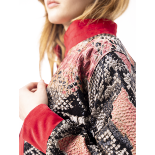Blouson en brocard de soie Gianna 2