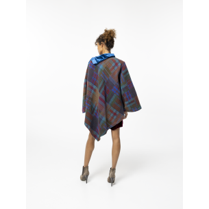 Poncho tartan Ambra 2