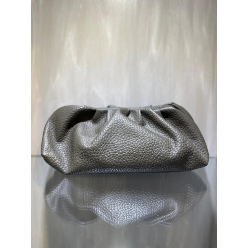 Sac porté épaule en cuir souple vert...