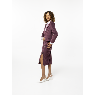 Plum Split Straight Skirt Cloé 2