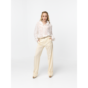 Brigitte ivory silk blouse 2