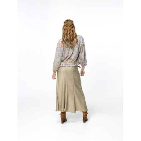 Blouson Teddy Dora gris imprimé