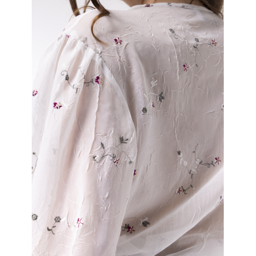Blouse blanche Isabella brodée