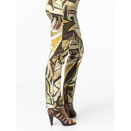 Jean Jane en coton imprimé