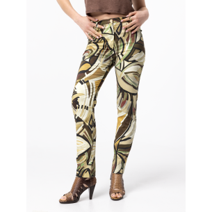 Jean Jane en coton imprimé