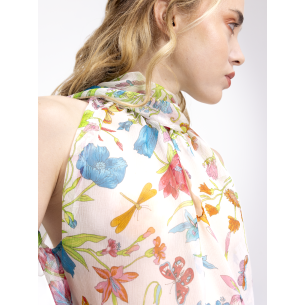 Fiona multicolored silk bow tie 2